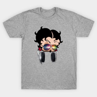 BETTY BOOP - Headphones T-Shirt